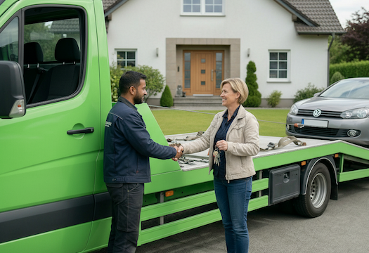 Kostenlose Fahrzeugabholung zur Autoverschrottung